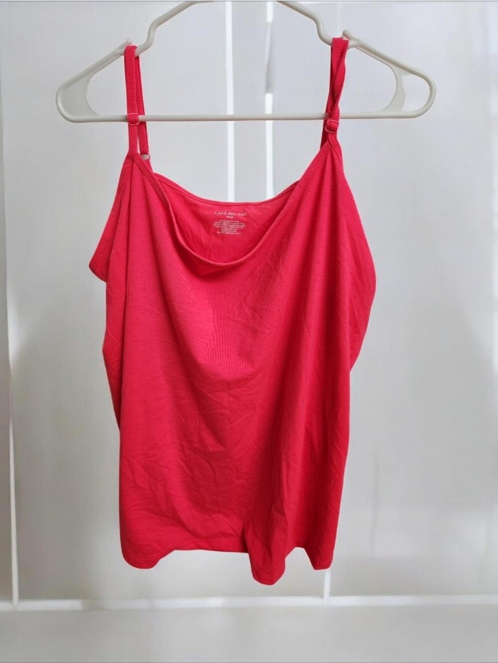 Lane Bryant Hot Pink Camisole■ EUC● Adjustable Straps